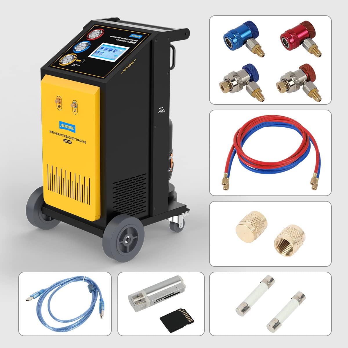 Amazon.com: QIANS Fully Automatic Refrigerant Recovery Machine 