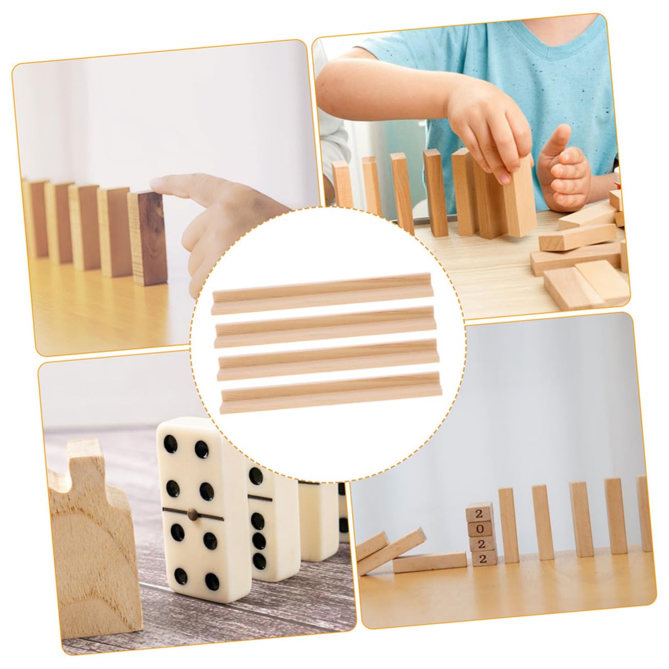 20 Supporti per Lettere in Legno, Supporto Robusto e Versatile per Giochi da Tavolo, Organizzazione e Esposizione a Casa in Viaggio