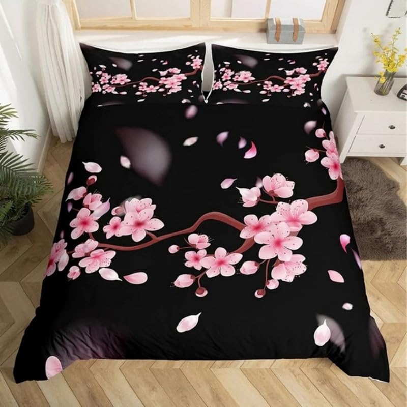 Housse de couette 140x200 confort 110g/m² au design pétale 3D