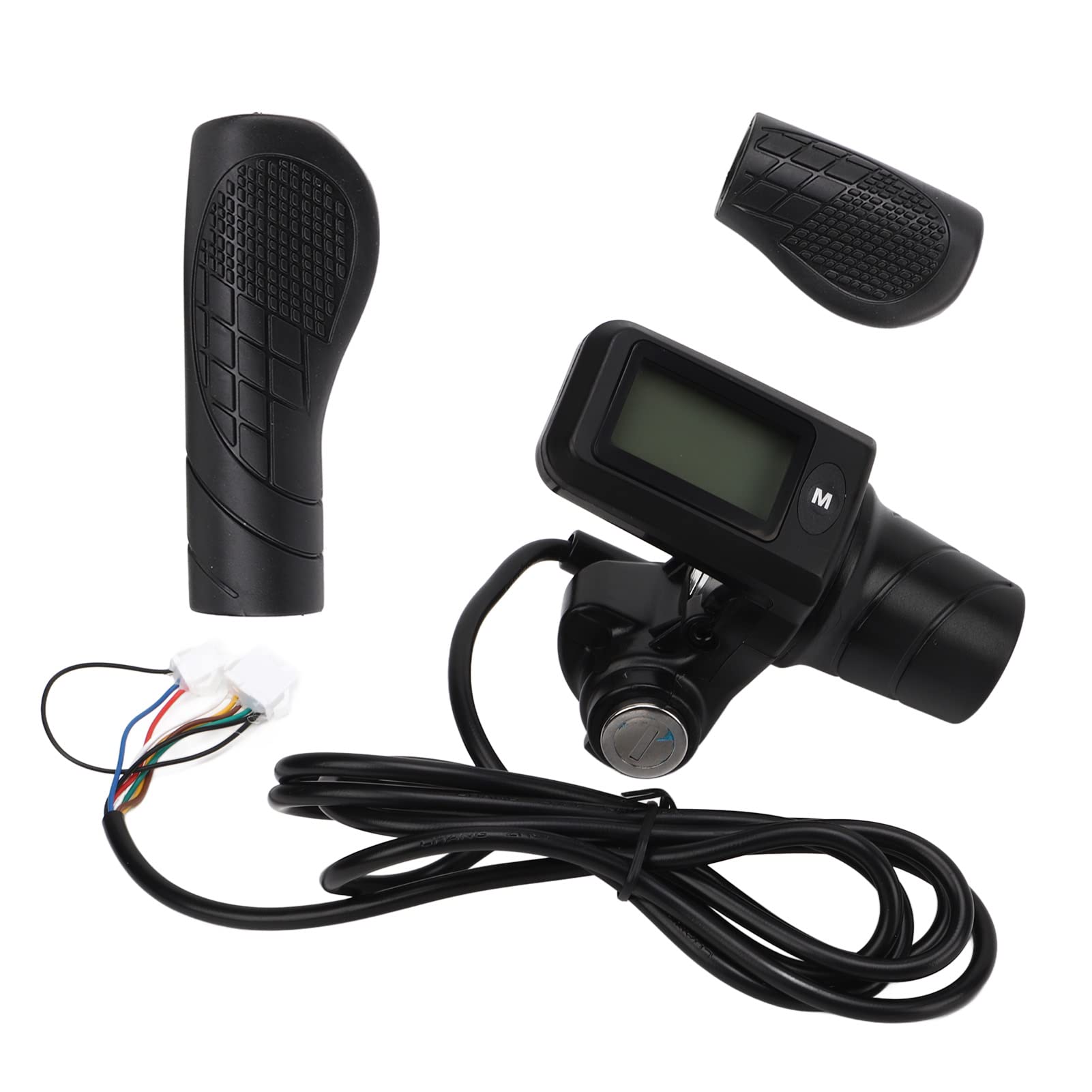 Ensemble de Poignées D'accélérateur avec écran LCD 805, pour Vélo et Scooter électrique, Guidon de Vitesse LCD pour Guidon de 22.5mm