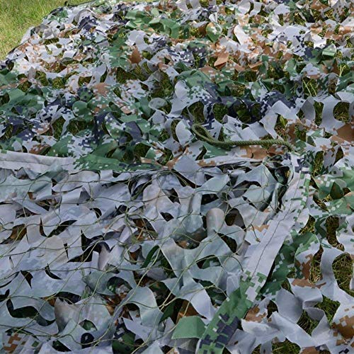 Tarnnetz Sonnenschutz, Sand Camouflage Sonnencreme Net Camouflage Net Wasserdicht Mesh, Militär Camping Jagd Schießen… – Bild 8