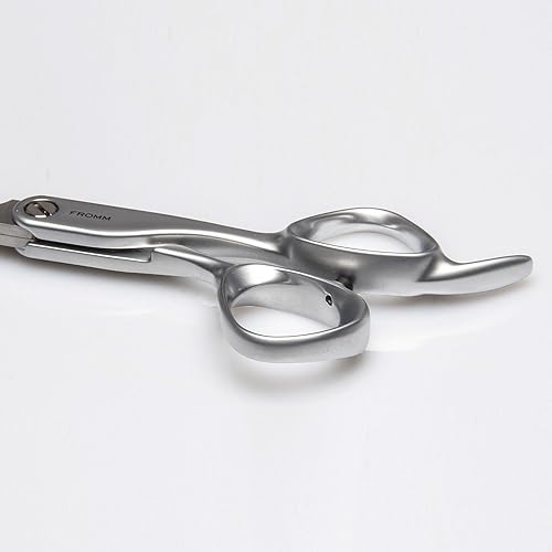 Miniatura 8 de Transform - Tijeras de corte de pelo extra suaves para cabello húmedo y seco, tijeras de acero japonés plateado pulido con hoja biselada