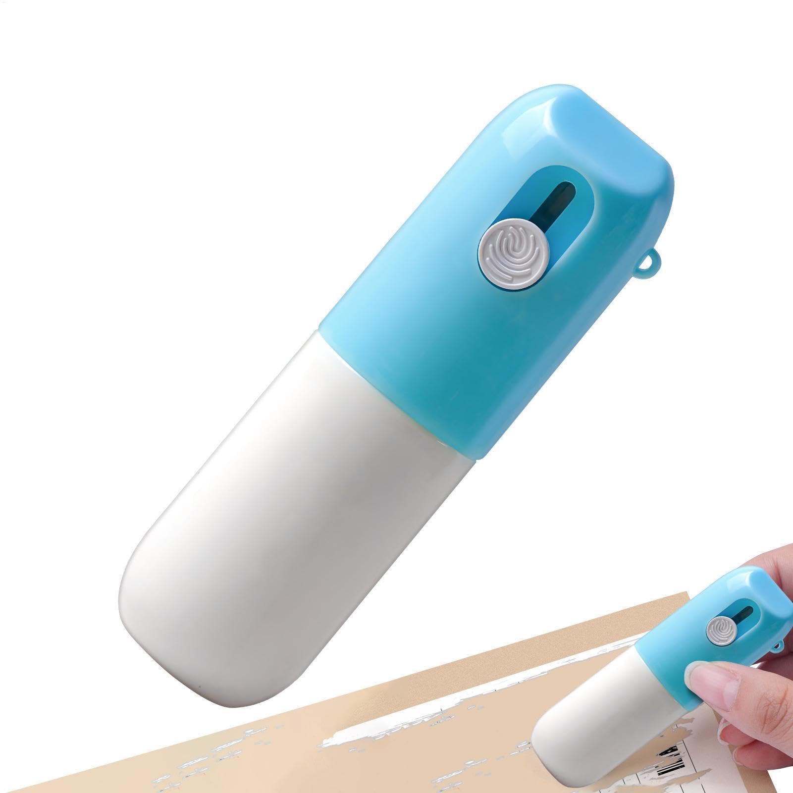 Generisch Thermopapier-Löscher | mit ausfahrbarem Cutter 20 ml Korrekturgerät | 2-in-1 Flüssig-Radierer,für Versandetiketten, Belege & Privatsphärenschutz