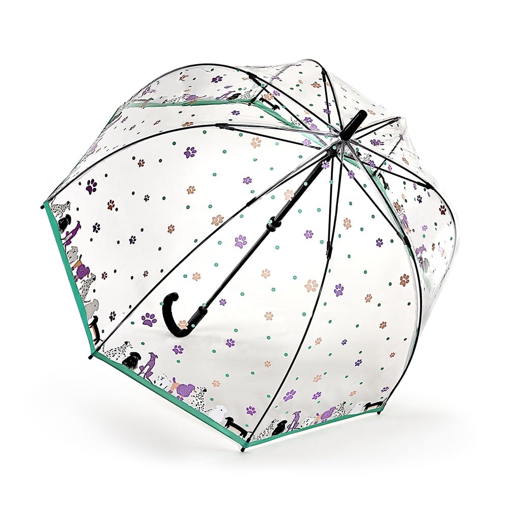 Fulton Birdcage Umbrella Dog & Bone Print