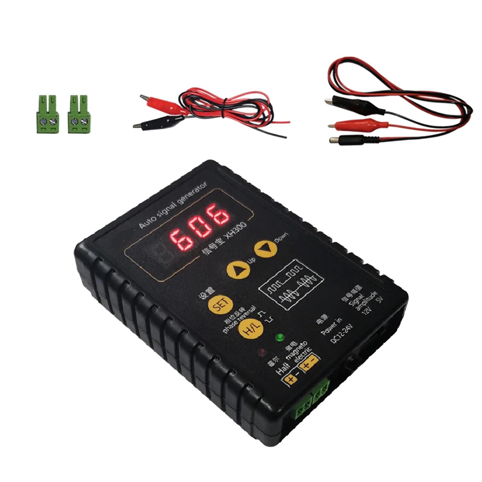 Generador de señales automotrices Hall Sensores simuladores con sensores de cigüeñal de frecuencia ajustable para diagnóstico de motor, dispositivo ajustable de frecuencia