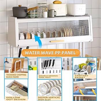 デラックスタイプ 水切りラック 高さ調整可能 スライド水切りラック DXパーツ付属タイプ- be worth style公式