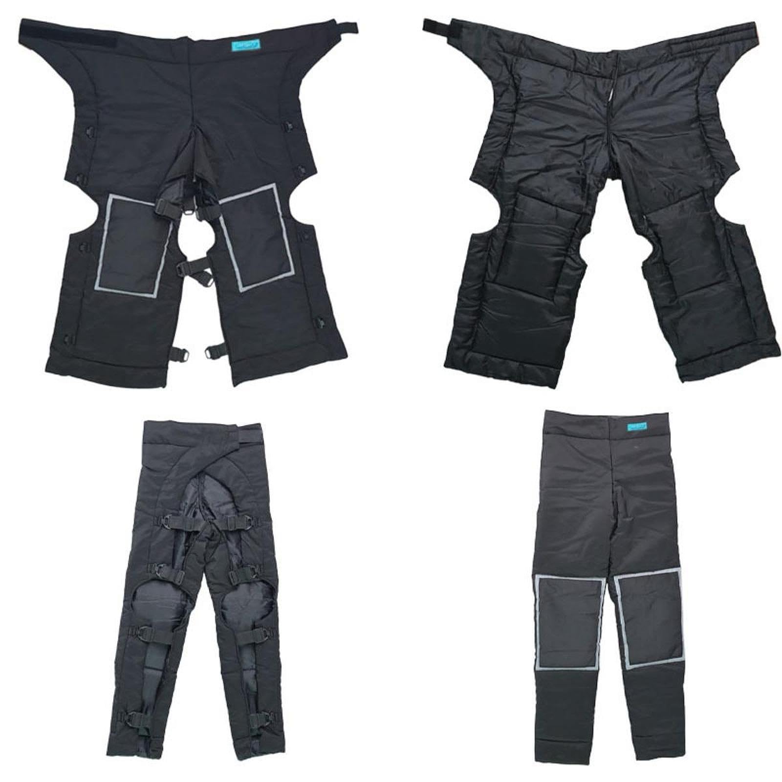 Fancyes Leg Warmers Motorcycle Leg Chaps Warm Leggings Covers Windproof Long Leg Sleeves Riding Leg Guards for Motorcycle Ski