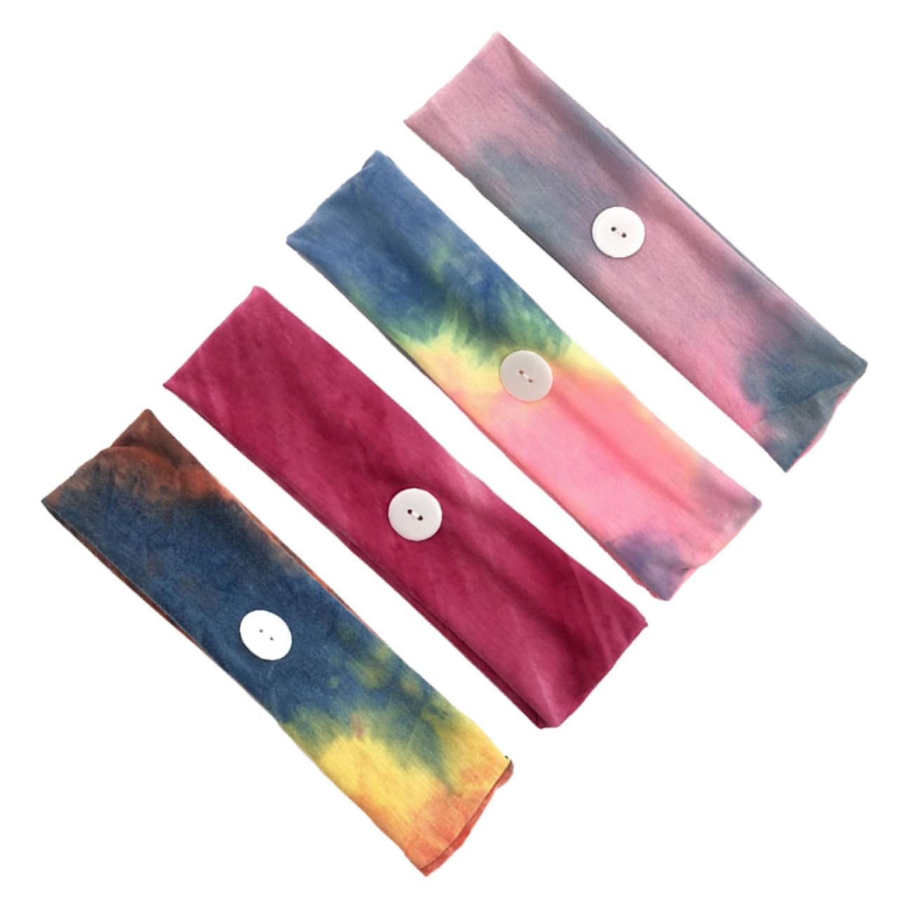 FOMIYES 3 Set Di Fasce Strette Per Donna Fasce Sportive Polsini Morbidi E Traspiranti Fasce Per Con Bottoni Grigio Rosato Rosso 4 Pezzi*3