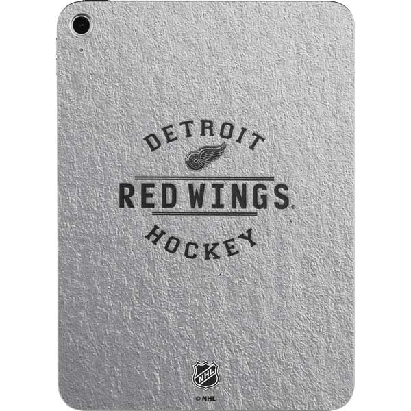Skinit Decal Tablet Skin Compatible with iPad 11th Gen (2025) - Officially Licensed NHL Detroit Red Wings Black Text Design