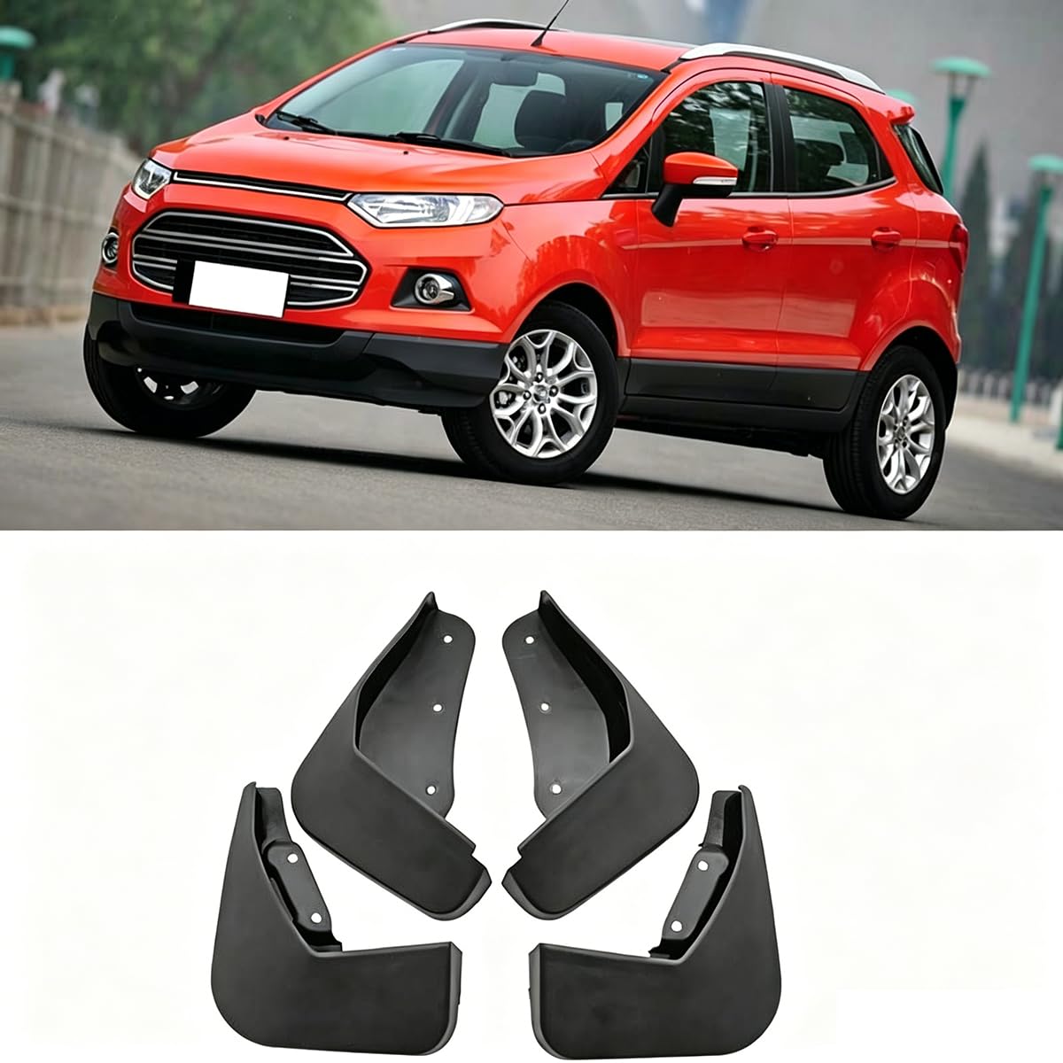BXQDAM Car mud flaps,Compatible with Ford EcoSport 2013-2017,Car exterior accessories