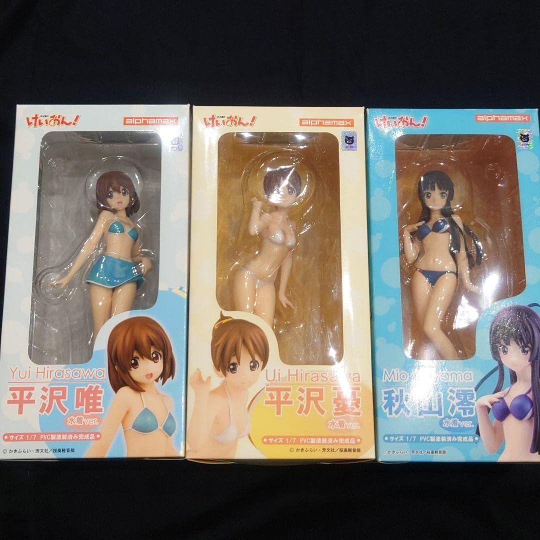 アルファマックス　けいおん　フィギュア3体セット Amazon.co.jp: けいおん アルファマックス 水着Ver．フィギュア