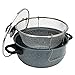 Produktbild 3.5L Frittiertopf Nudeltopf Frittierpfanne mit Frittierkorb Pommestopf Frittierkorb Pastatopf Pommes Induktionsgeeignet Tempura