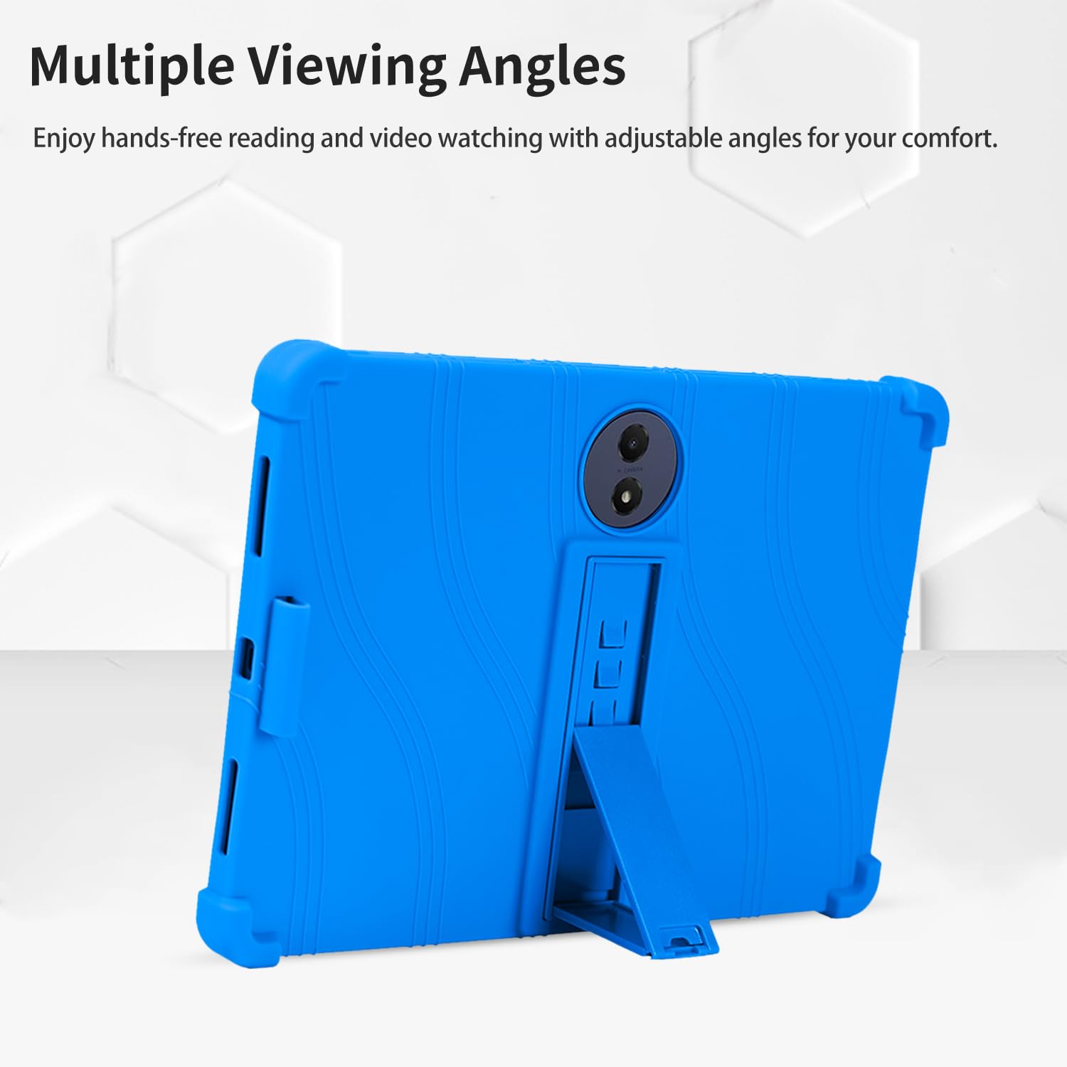Custodia per tablet TCL TAB A1 Plus da 12,2 pollici, protezione antiurto con quattro angoli per airbag, copertura in morbido silicone con supporto integrato, custodia protettiva resistente per TCL TAB