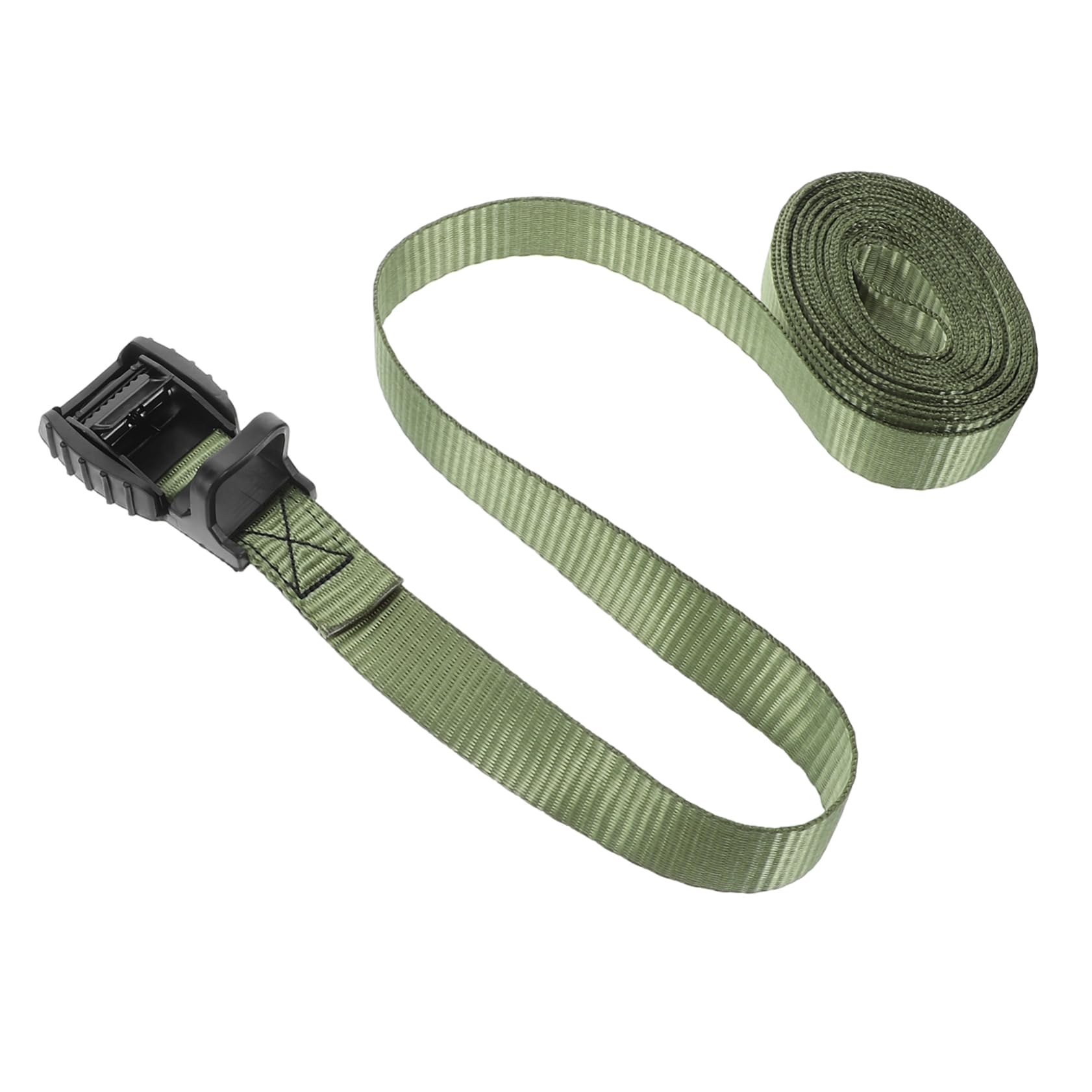 Sosoport Heavy Duty Lashing Straps Secure Tie Down Straps with Cam Buckle for Kayak Cargo Luggage Motorcycles Truck Durable Army Green for Reliable Fastening