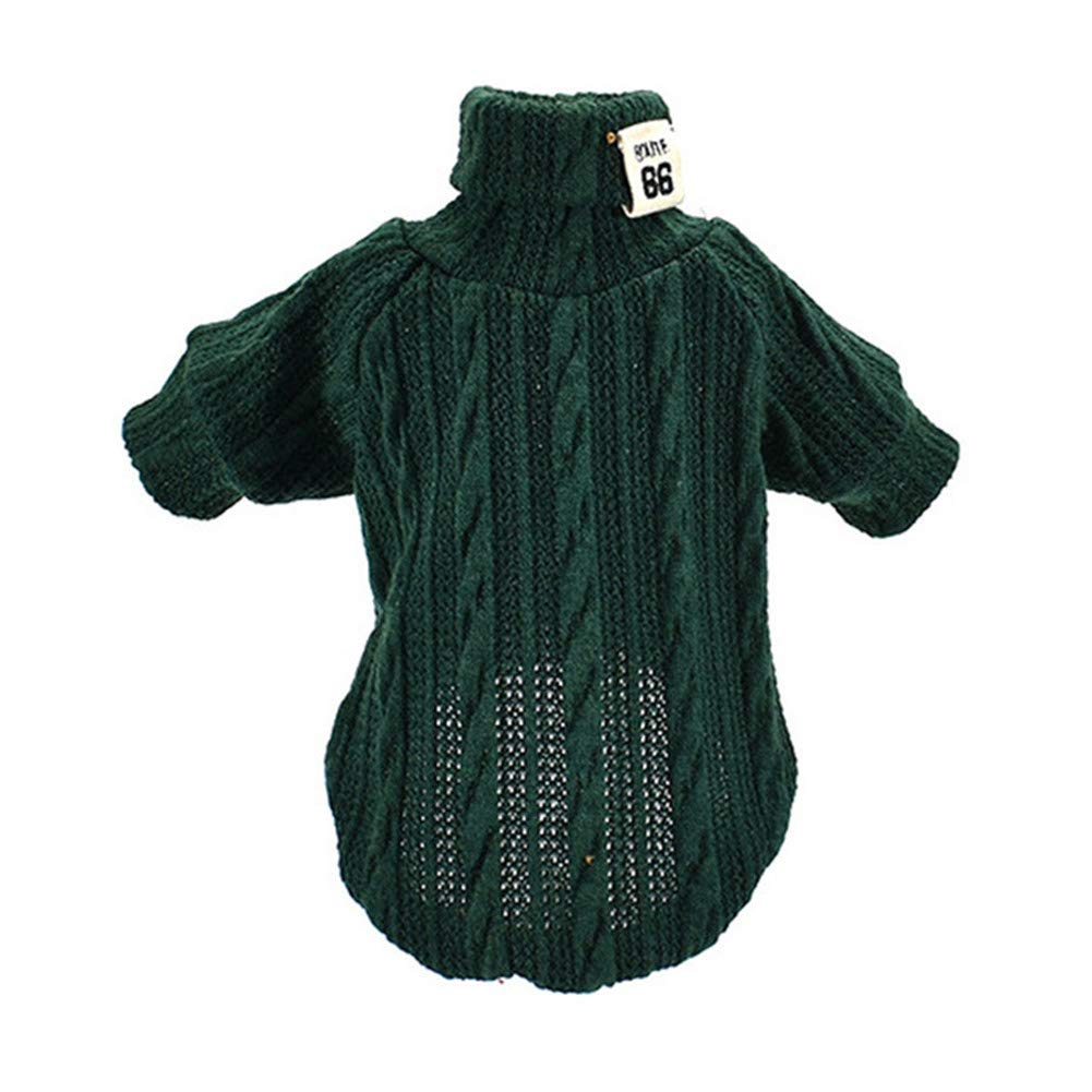 Pet chaud pull à col roulé, vêtements de bouledogue français, manteaux pour chiens, petits et moyens chiens sur des vêtements, des cadeaux pour animaux de compagnie de mode, six styles XS-L,5,L