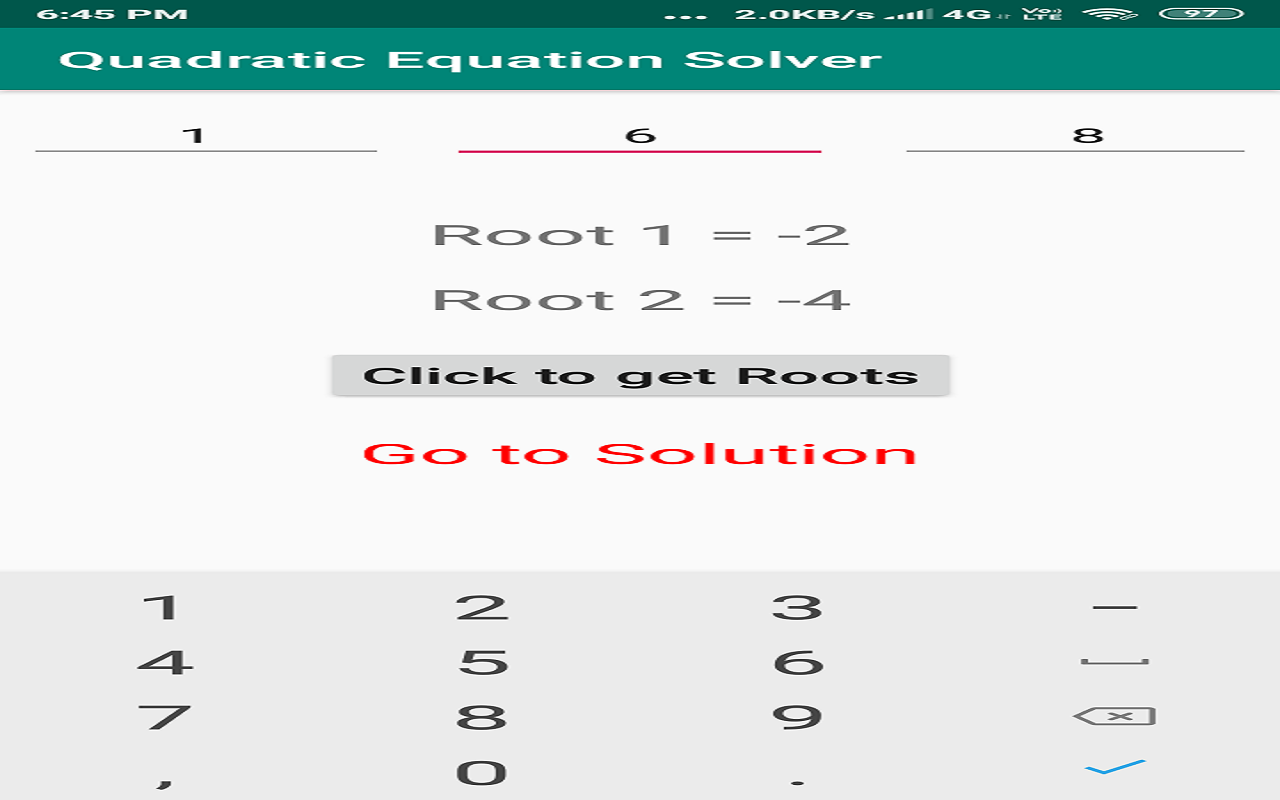 Quadratic Equation Solver - App on Amazon Appstore