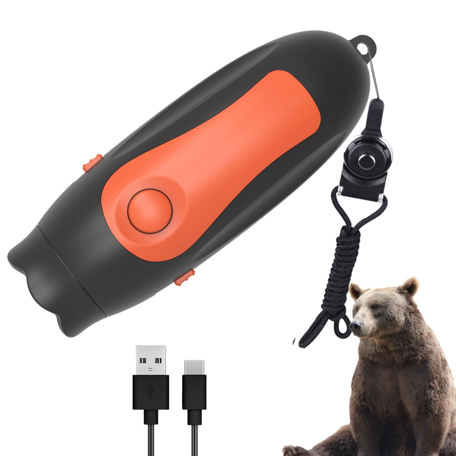 Amazon.co.jp: YXHH新登場 熊よけ 大音量 電子ホーン 135dB 自然界に