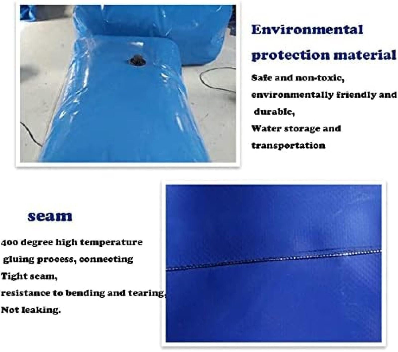 Depósito de Agua Flexible Bolsa de Bomba for almacenar Agua, Grande, portátil, for Agricultura, construcción, Transporte y jardín Pre-Loading Bag for Bridges