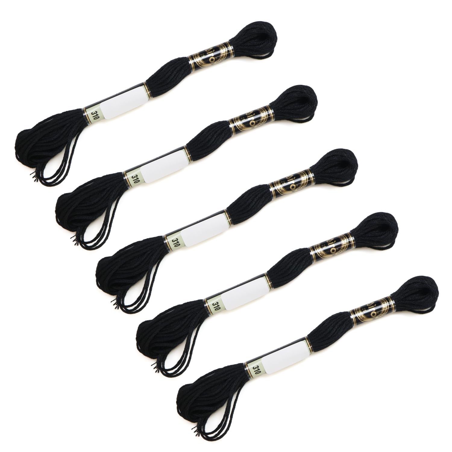 Amazon.co.jp: 刺しゅう糸 25番 【ブラック】 黒 長さ8m 手芸 刺しゅう