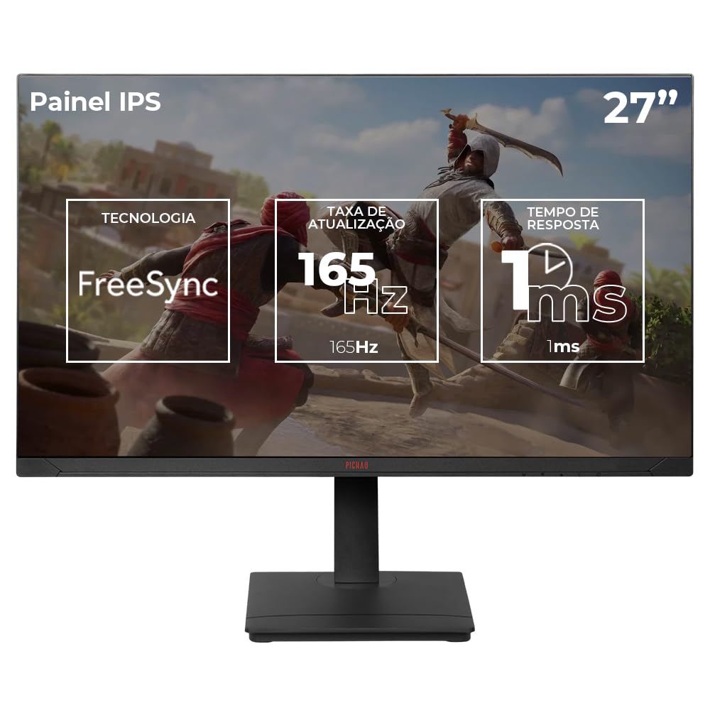 Monitor Gamer Pichau Centauri Pulse 27, 27 Pol, IPS, 2K, 165Hz, 1ms ...