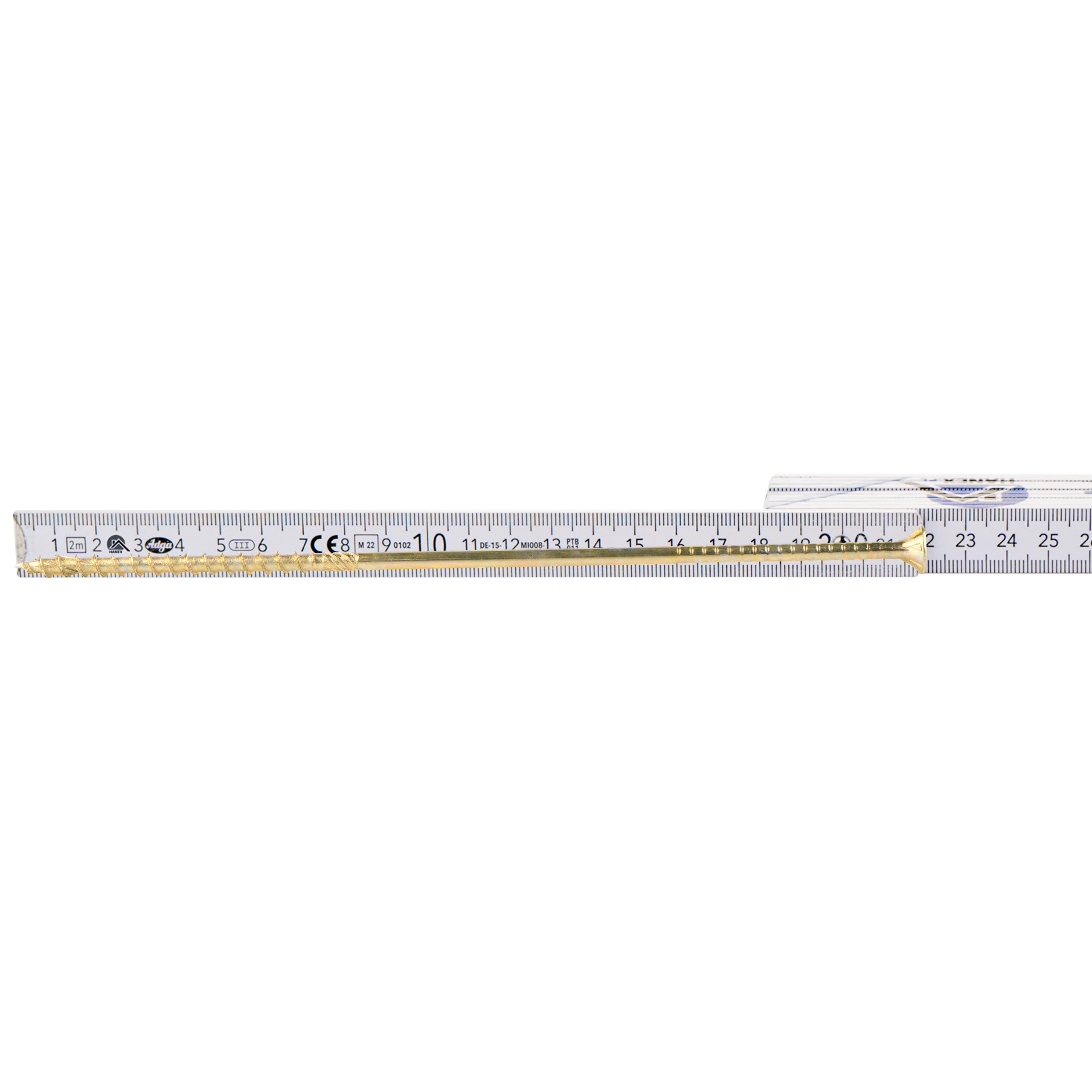 Vis à Bois Torx SECOTEC - Tête Fraisée, Acier Galvanisé, 6x70 Mm (lot De 100)