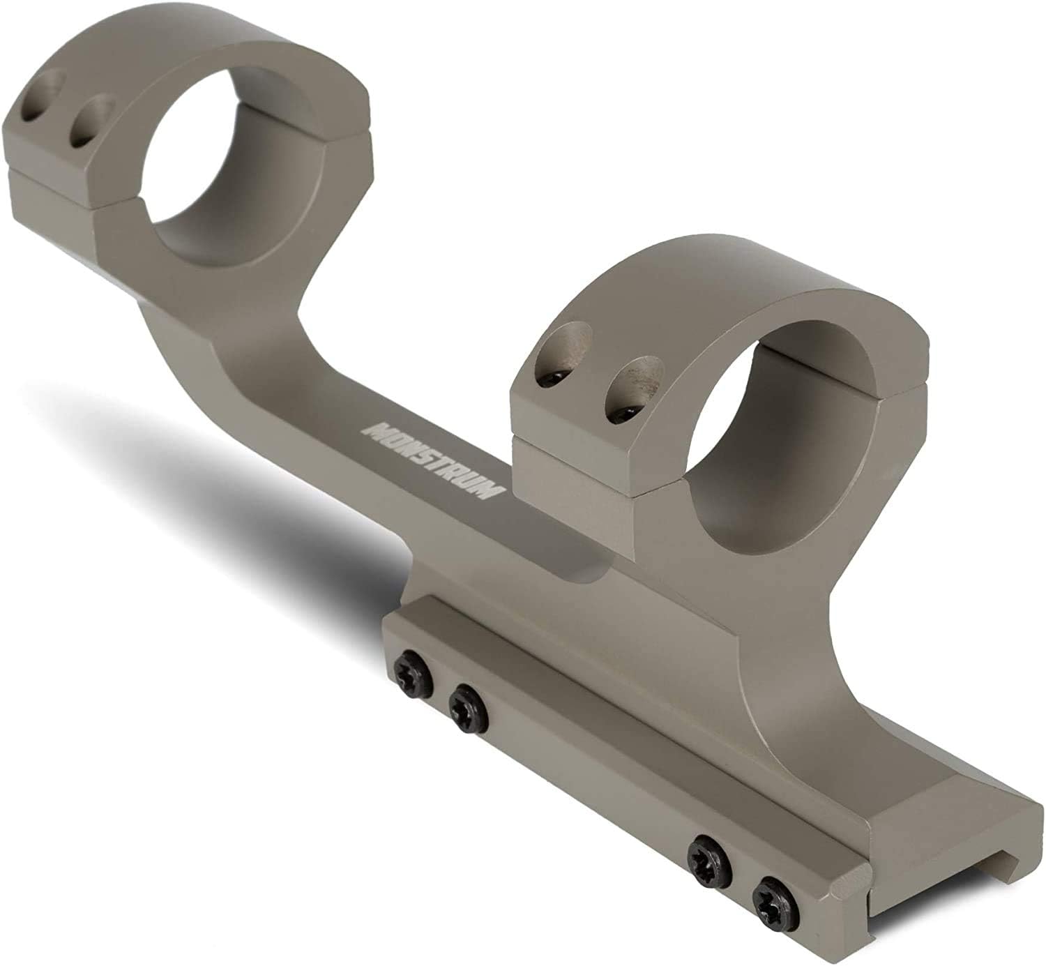 Monstrum Extended Series Offset Picatinny Scope Mount for Long Range Scopes | 30 mm Diameter | Flat Dark Earth : Sports & Outdoors