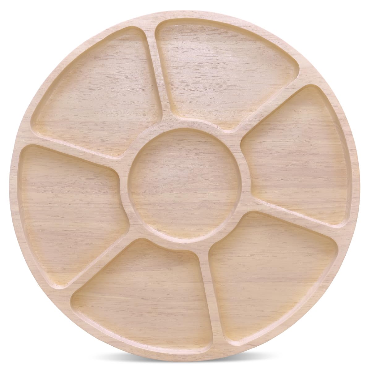 Noritake Hamaca de madera dividida, 40,6 cm, color crema