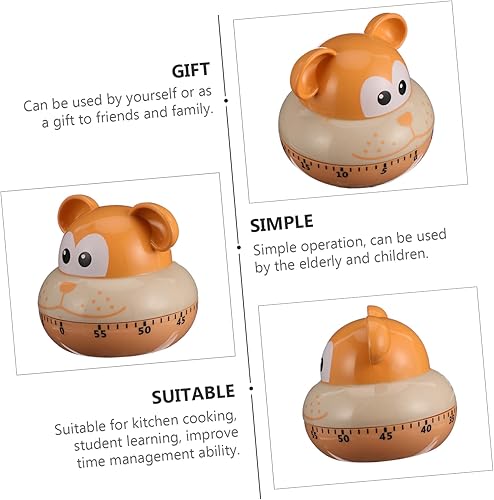 Miniatura 2 de 1 reloj despertador mecánico para temporizador digital para herramienta Aenima Cocina Animal Temporizador Hornear Reloj de cocina Gadget Cocina