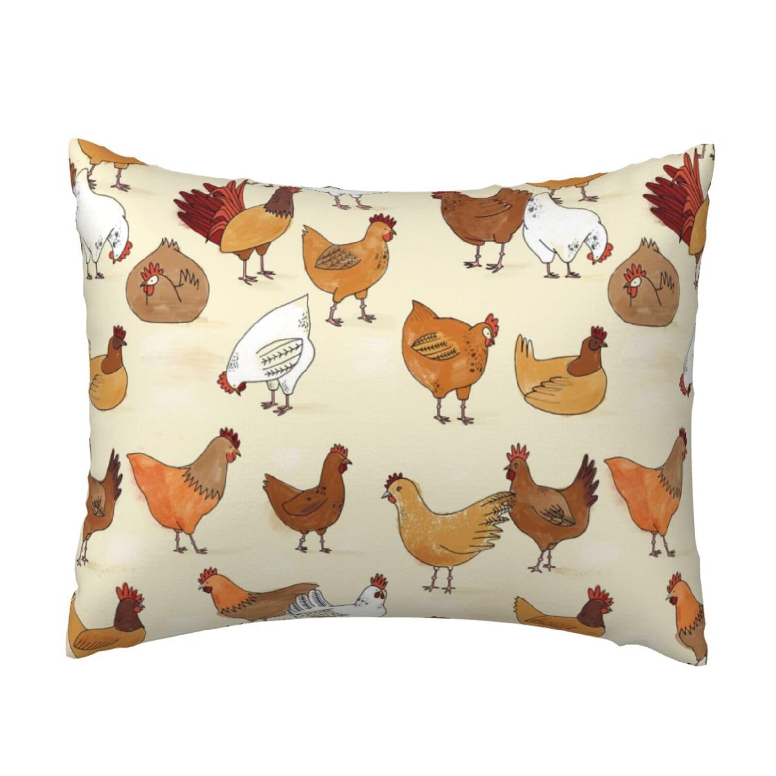 YFSGDLBN A Brood of Chickens printed Pillow Case 20x26in decorative Cushion Cover pillowcase