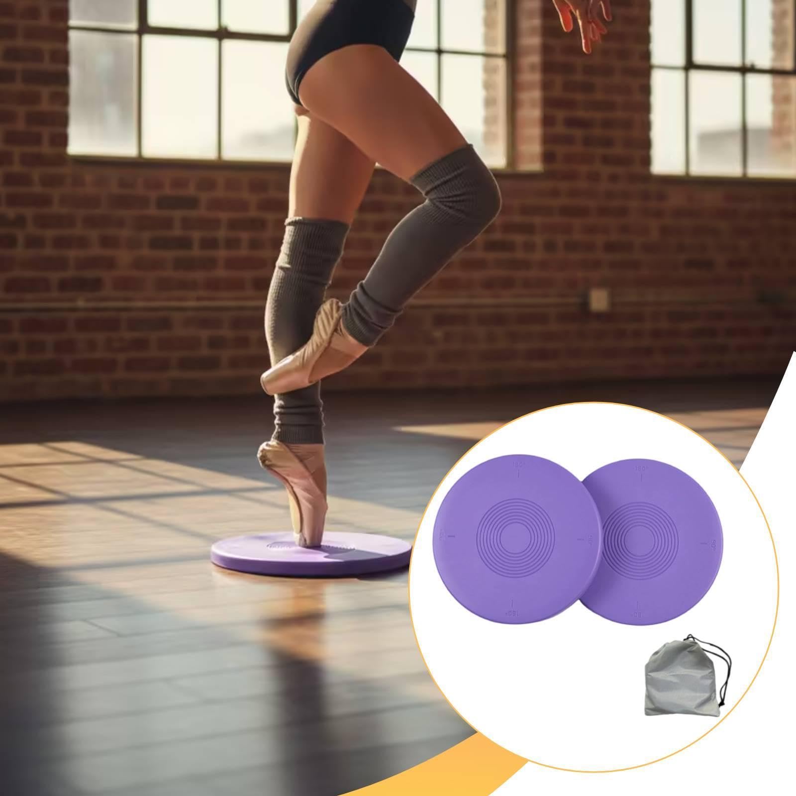Juego de 2 Discos para Ballet (para Bailarines) - Discos para Entrenamiento de Rotación Externa en Ballet
