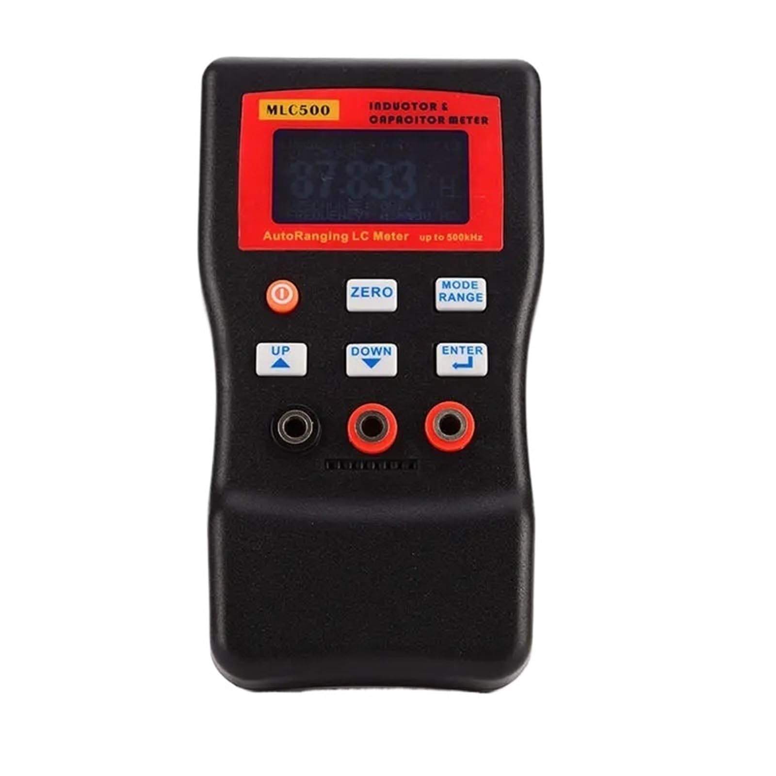Multimetr cyfrowy, 500kHz cyfrowy miernik pojemności indukcyjności automatyczny zakres testera komponentów MLC500 LC miernik LC i oscylacja RC z klipsem SMD Wszechstronne możliwości pomiarowe