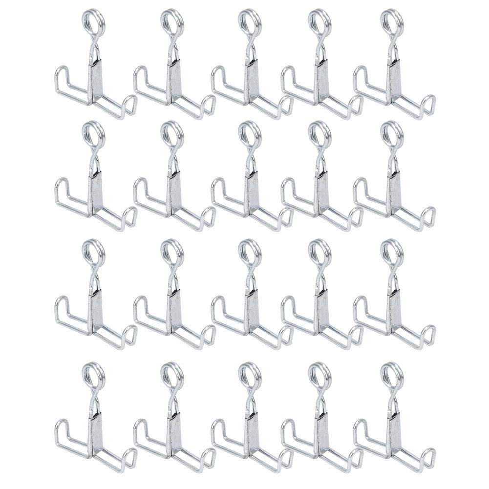 20pcs machoires plates, pinces à serrer en acier inoxydable pour étanchéité tubes latex, fournitures de laboratoire for School Supplies