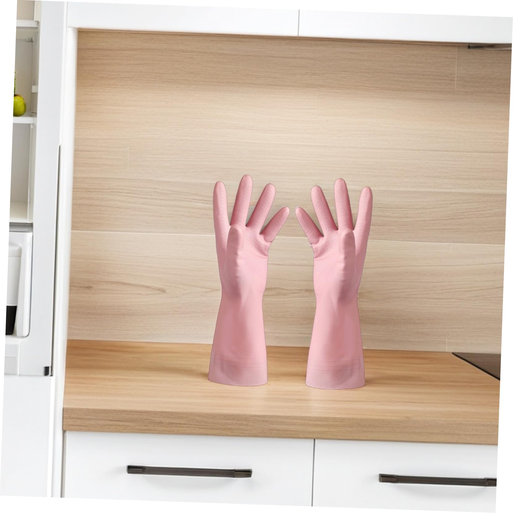 PLAFOPE 6 Paia Guanti da Cucina Impermeabili in PVC da Riutilizzabili Antiscivolo per Lavaggio Piatti Pulizia Casa Lavanderia e Giardinaggio Guanti Resistenti e Versatili in Colori