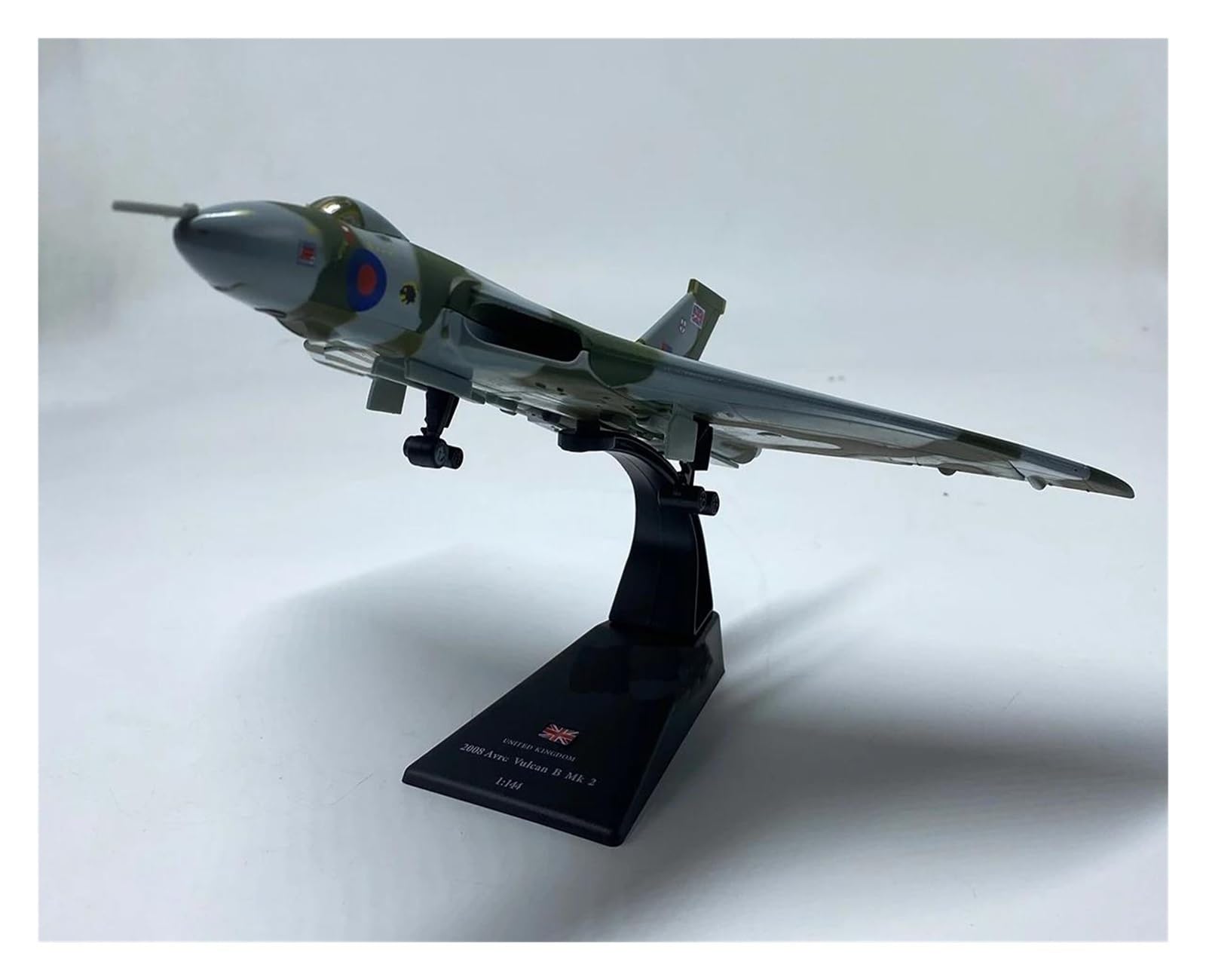Bombardero Estratégico Británico Diecast 1:144, réplica de aleación coleccionable de alta gama