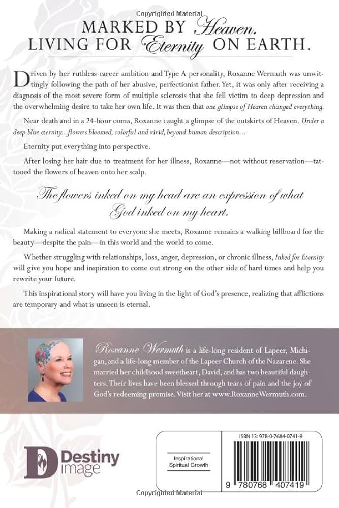 Inked for Eternity: Living in the Light of Heaven on Earth: Wermuth, Roxanne, Lundell, Peter: 9780768407419: Amazon.com: Books inked-for-eternity-living-in-the-light-of-heaven-on-earth-wermuth-roxanne-lundell-peter-9780768407419-amazon-com-books