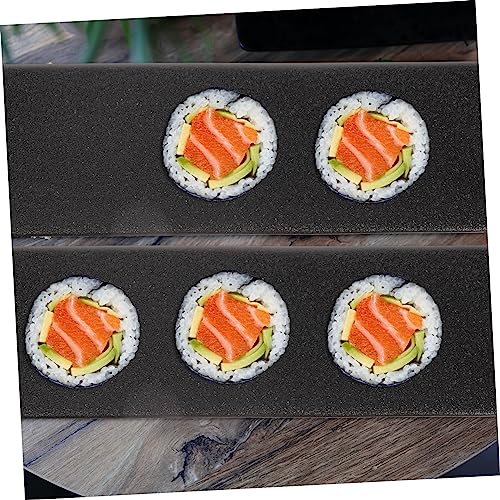 Plato rectangular de cerámica para sushi PRETYZOOM miniatura 6