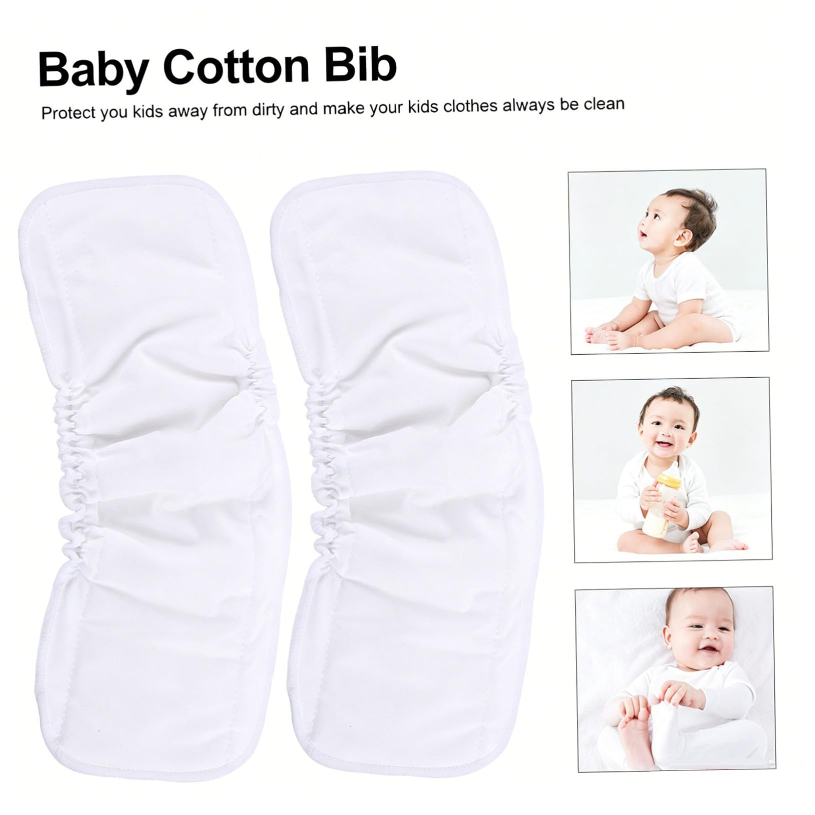 Sosoport 6piezas Pañal Reutilizable Forro De Bambú Insertos De Natural Cómodo y Duradero Absorbente y Lavable