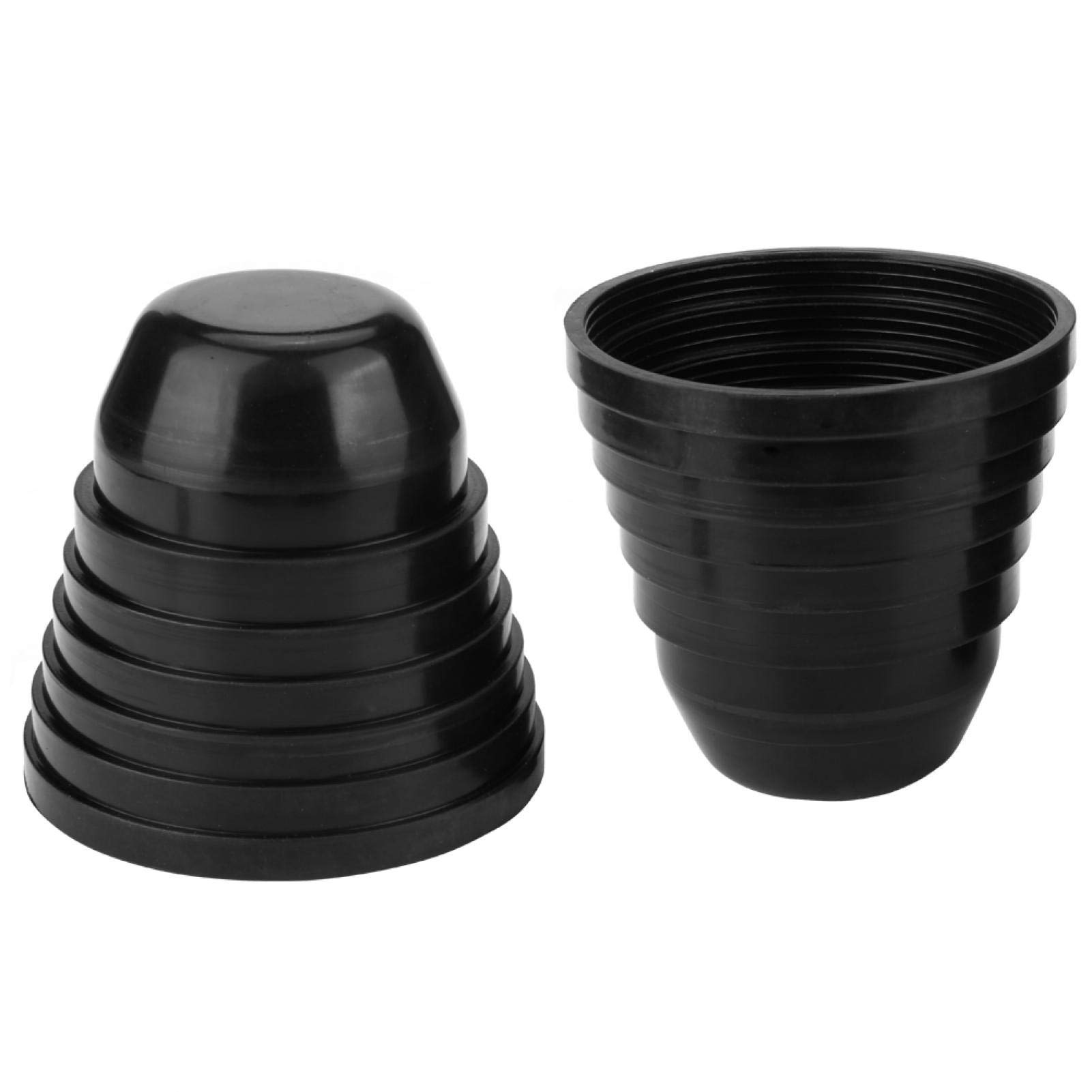 aqxreight Fundas para Faros LED de 95mm 2 Piezas Cubiertas de Caucho Impermeables y Antipolvo para Protección de Faros con Agujero Pretaladrado para Cableado
