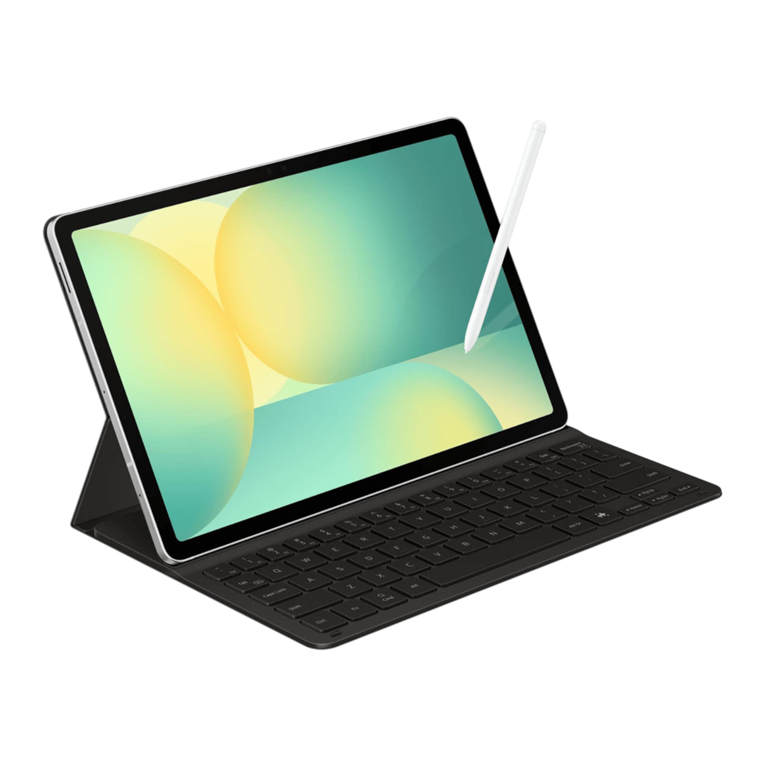 Samsung Galaxy Tab S10 FE 256GB WiFi Android Tablet + Book Cover Keyboard Slim, Large Display, Long Battery Life, Powerful Processor, S Pen, US Version 2025, 2 Yr Manufacturer Warranty,Silver
