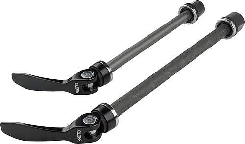 CyclingDeal Juego de ejes de brochetas de liberación rápida para bicicleta de montaña de carretera, 0.354 in, 0.394 in - delantero 0.354 in x 5.315