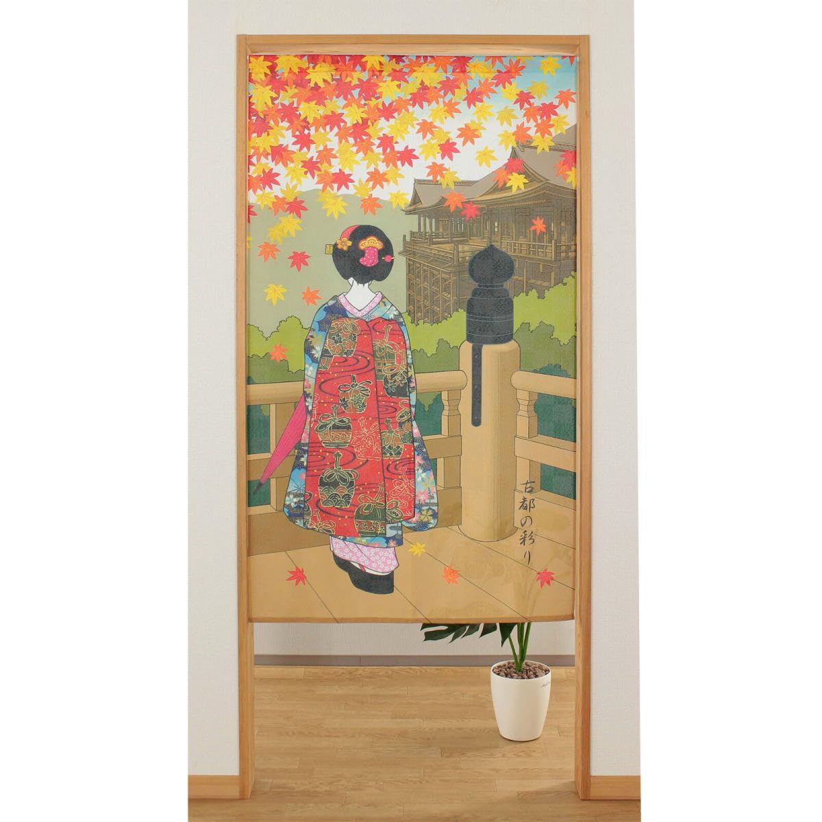 Amazon｜浮世絵のれん85センチ×150センチ-naru (京の彩り14589