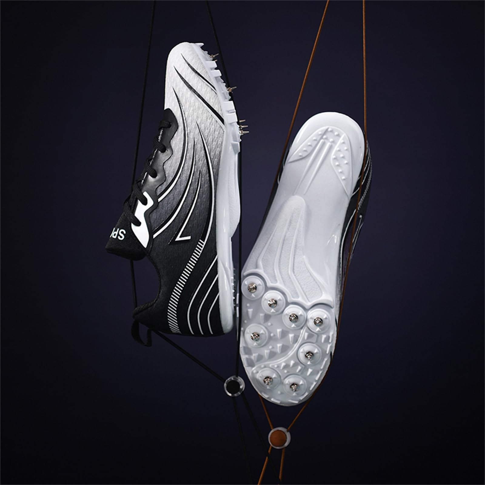 Chaussures D'athlétisme Femmes Chaussures De Course À Pointes Chaussures De Saut Respirantes pour Enfants