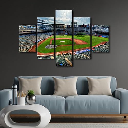 Miniatura 287 de Decoración de pared, lienzo para estadio deportivo de Estados Unidos, arte de pared moderno Fenway Park en Boston, arte de pared para oficina, sala