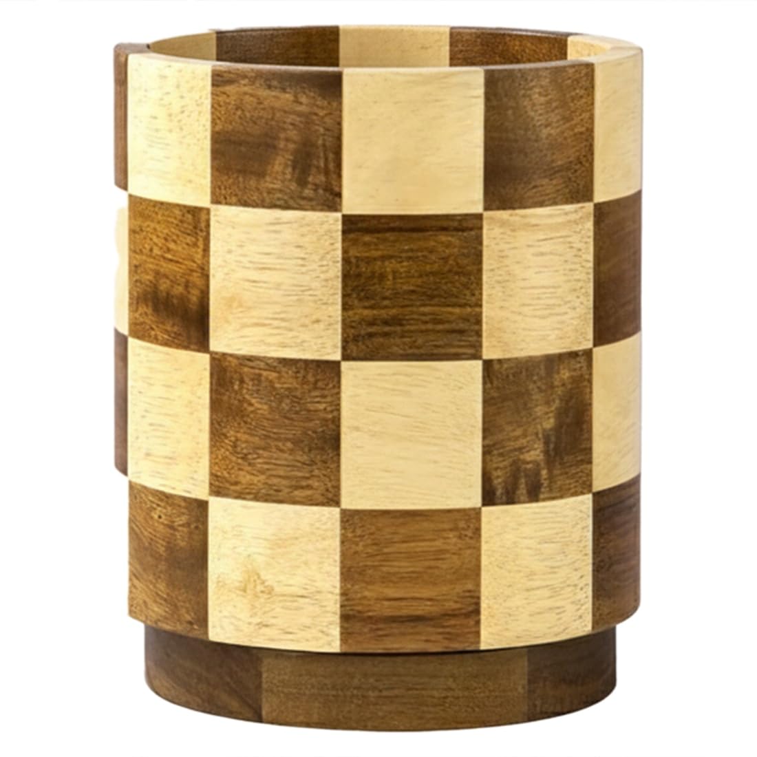 Ijsdnvjndx As Shown Wooden Utensil Holder, Utensil Holder For Countertop Large Utensil Holder For Kitchen