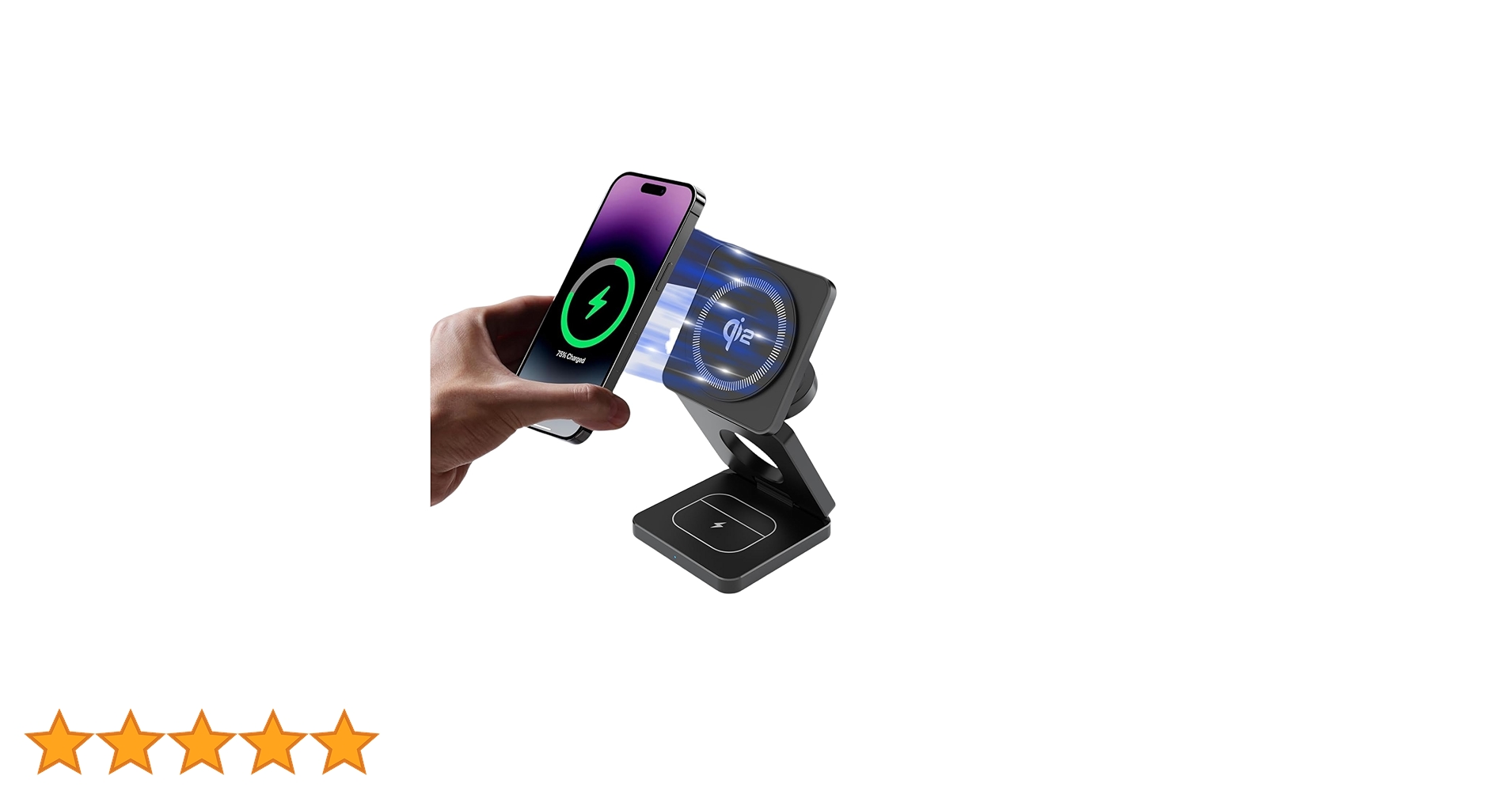 Amazon.co.jp: マグネット3in1 ワイヤレス充電器【Qi2認証 】Mag