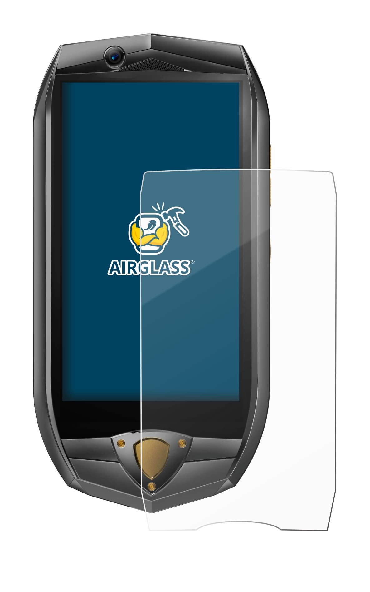 Brotect Pellicola In Vetro Ibrido Per Oukitel K15 Plus – Durezza 9H, Trasparente, Made In Germany - 5