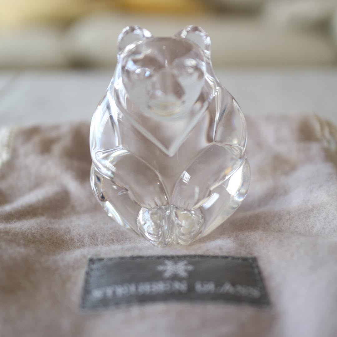 希少　STEUBEN GLASS スチューベングラス 熊 ベア Amazon.co.jp: 品 STEUBEN GLASS スチューベングラス 熊 ベア