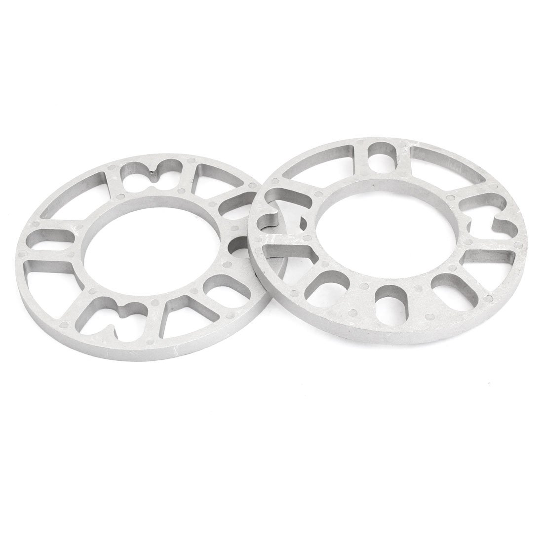Sourcing Map 2 Pièces Entretoises Roue Aluminium 8mm Épaisseur - Joint Voiture Auto