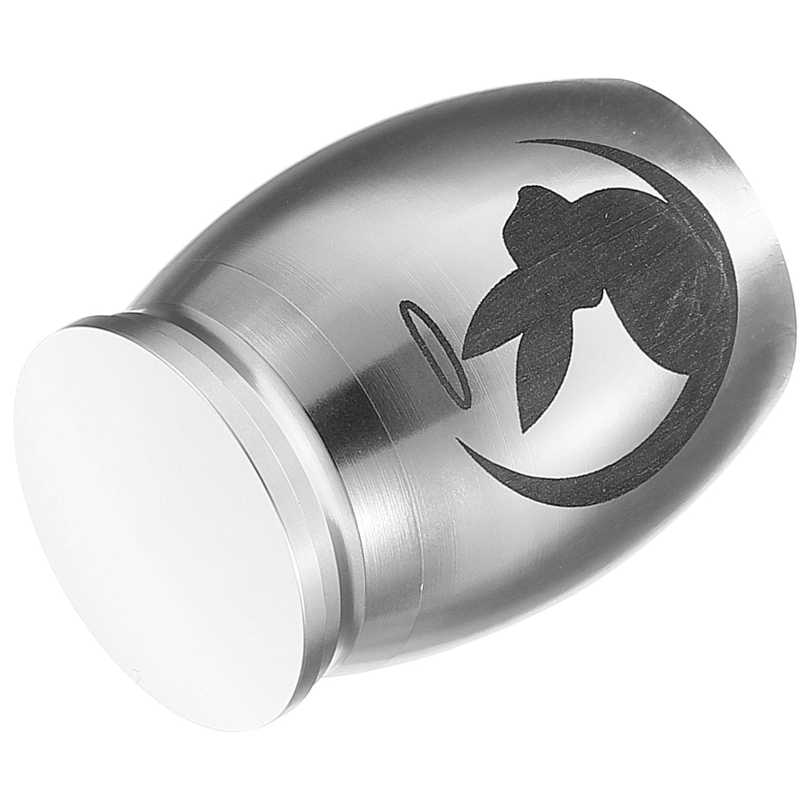 Small Silver Metal Pet Urn for Rabbit Ashes Mini Keepsake Cremation Urn for Small Pets Suitable for Rabbit Ashes