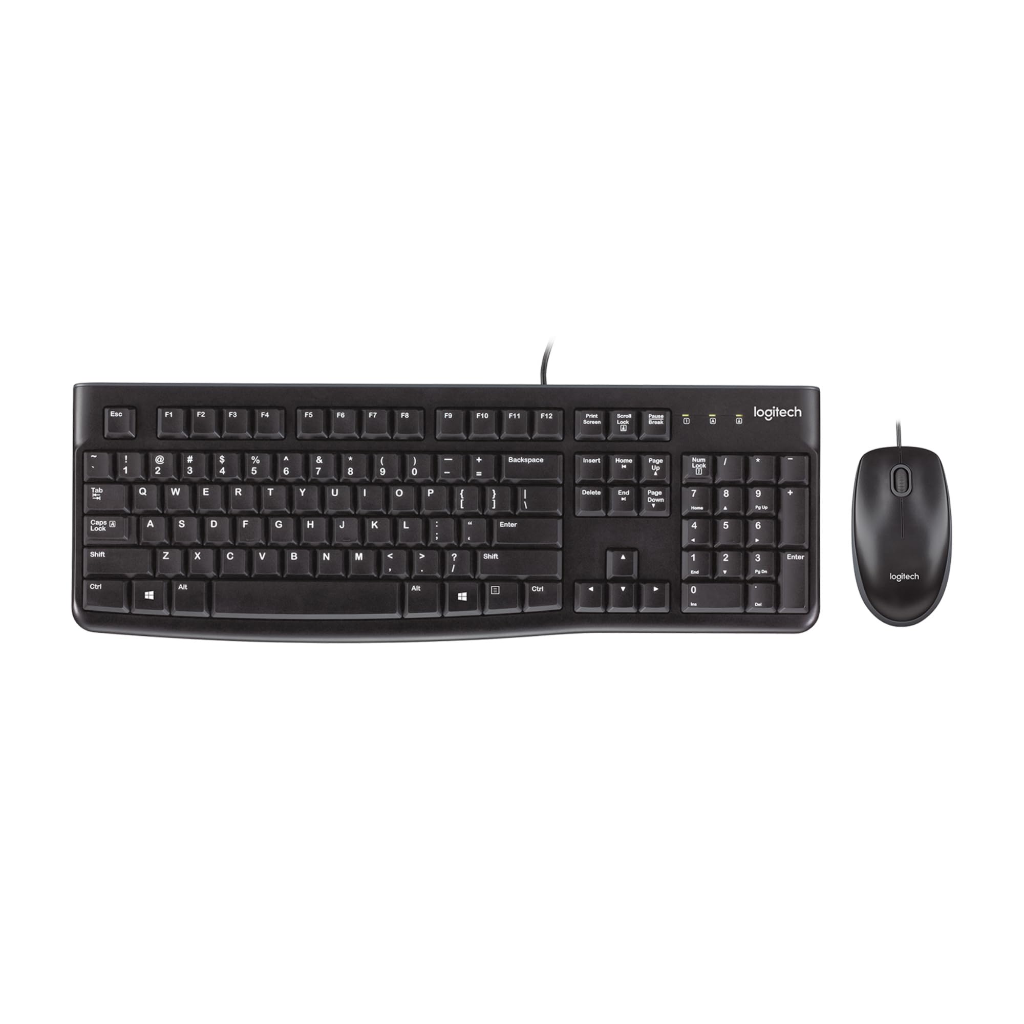 Logitech MK120 Wired Keyboard and Mouse for Windows - CH ‎QWERTZ Layout